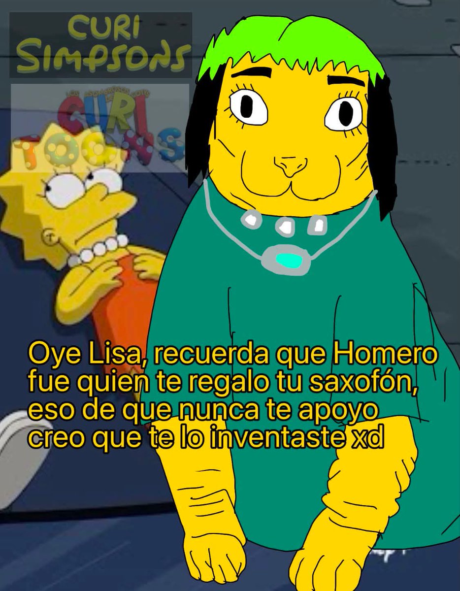 ToonsGrasa's tweet photo. Que mamona era Lisa
#TheSimpsons https://t.co/HoCnsYVfx3