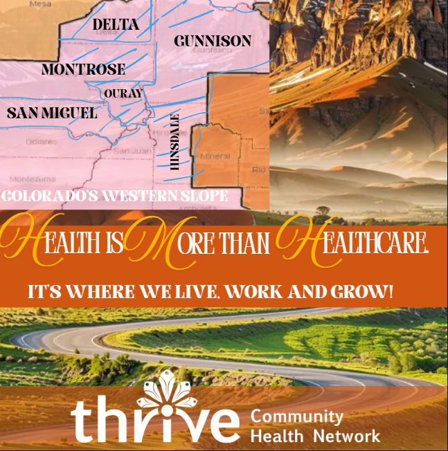 ThriveTelluride's tweet photo. Where you live shouldn't determine how long—or how well—you live. According to the Office of Health Equity’s report, The Well-Being of Place, true health equity means addressing structural barriers in education, transportation, and economic systems. #RuralHealth https://t.co/0wFahys2HS