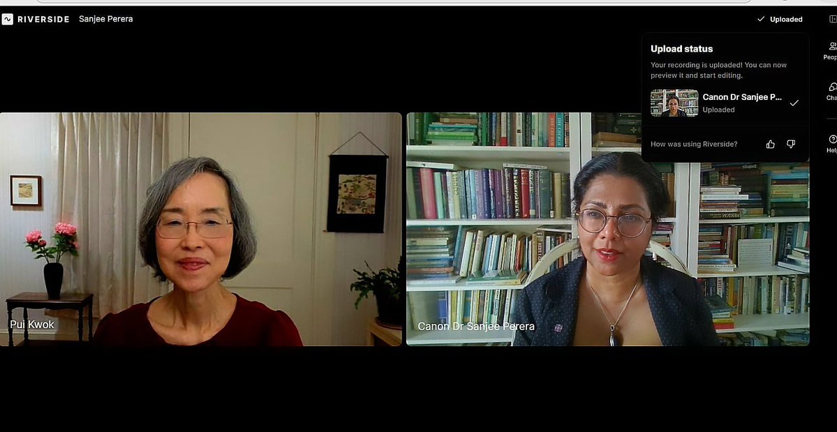 SanjeePerera1's tweet photo. A fabulous afternoon spent with pioneering postcolonial theologian Prof @KwokPuiLan recording an episode on the launch of #ChurchOfTheEmpire for her podcast @kwoknroll (which will be released later in the fall.)

You can access her @ApplePodcasts here...
https://t.co/rc9kdzY0E9 https://t.co/KgGDN8pZ4W