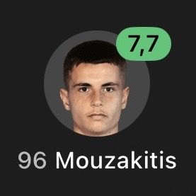 RisingStarXI's tweet photo. 🇬🇷⭐️ 𝗖𝗛𝗥𝗜𝗦𝗧𝗢𝗦 𝗠𝗢𝗨𝗭𝗔𝗞𝗜𝗧𝗜𝗦 (𝟭𝟵) against NEC Nijmegen in the Champions League qualifiers: 

• 90 Minutes 
• 9 BALL RECOVERIES 
• (4) Created The Most Chances
• 7 Passes Into Final Third
• 3 / 4 Accurate Crosses
• 2 Tackles

𝗚𝗥𝗘𝗘𝗞 𝗚𝗘𝗡𝗜𝗨𝗦. 🪄 https://t.co/ZgXg0lm9nQ