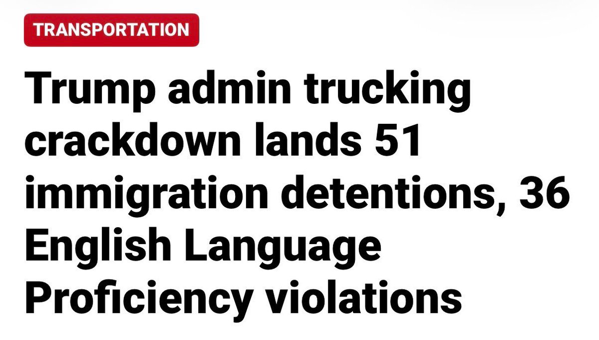 DHSgov's tweet photo. If you’re in our nation illegally, do not speak English, and cannot read basic road signs you have NO BUSINESS being behind the wheel. 

Under the leadership of @POTUS Trump and @SecMullinDHS, we will continue getting illegal aliens OFF our roads. https://t.co/tIcChpcOBa
