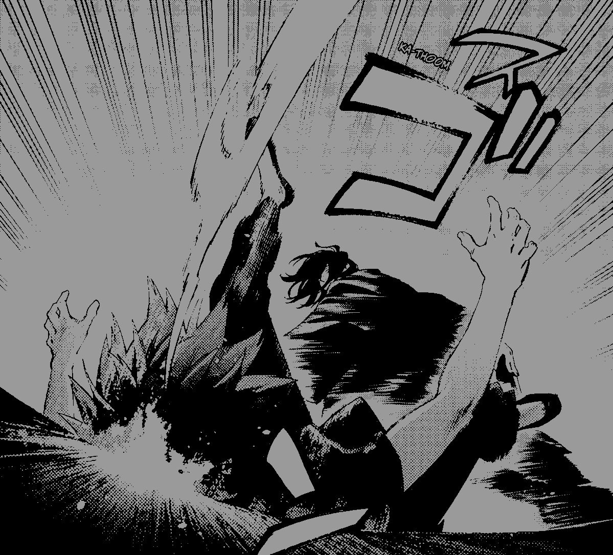 exuvla_'s tweet photo. ᅠ
hypertrophied appendage cinctured itself with grotesqueness about the other’s torso、converging upon the waist before constricting with the inexorable tyranny of a great serpent  —  violently saccading the other’s body into the cement beneath.
ᅠ https://t.co/Gm3PLqeW4i