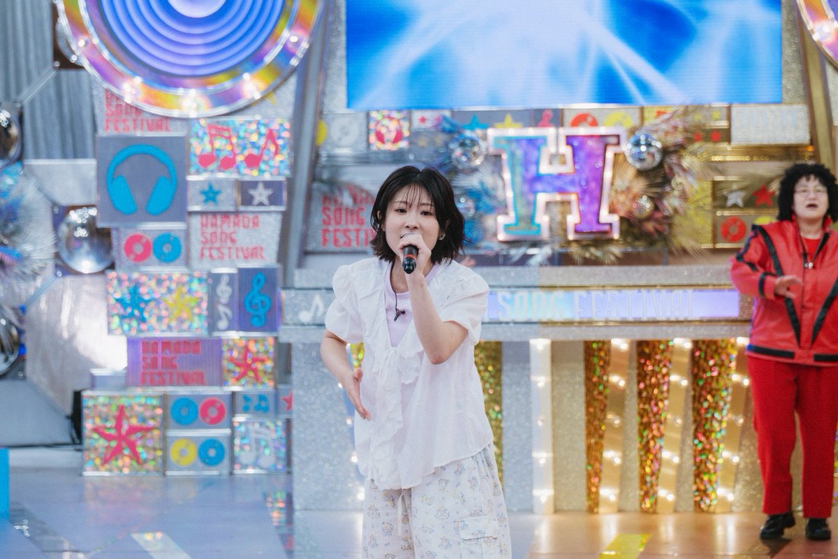ookami_tbs's tweet photo. 🪩8月7日(金)よる7時🪩
#ハマダ歌謡祭
🌻歌謡祭軍 VS アーティスト軍 SP🌻

#田中樹 #SixTONES
#降幡愛
#ジョニー志村
#BON井上

#オオカミ少年 #浜田雅功 https://t.co/c2KpokGWqX