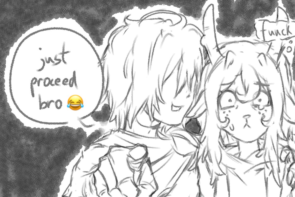 novynell's tweet photo. she tryna ignore it😂 #deltarune #kriselleㅤ https://t.co/u6wqryxVyj