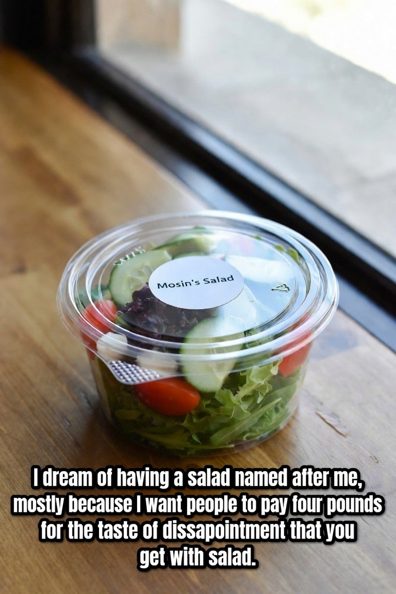 morbidenigma's tweet photo. I wanted to tell you this shit right now while this tea is in me.

Of course you may choose anonymity over spending so much money on damp lettuce and tomato halves.

Yes guys, I really just did a post about salad, and still I managed to make it more interesting than crayons. https://t.co/27kNZf5aZR