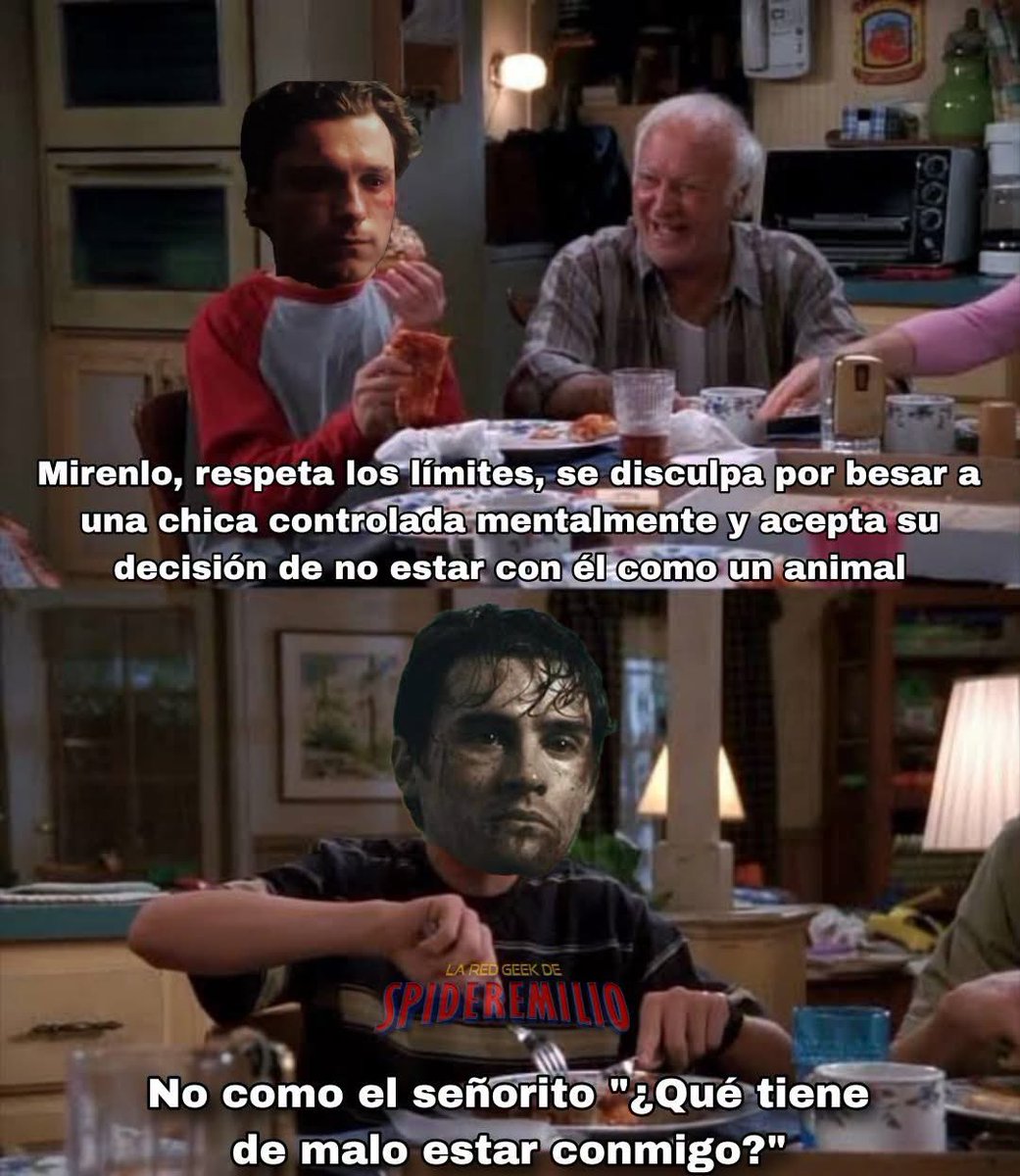 Spideremilio's tweet photo. Sean como Peter 🕷️ y eviten ser como Bear 🐻

#SpiderManBrandNewDay https://t.co/c5IgOhEBZT