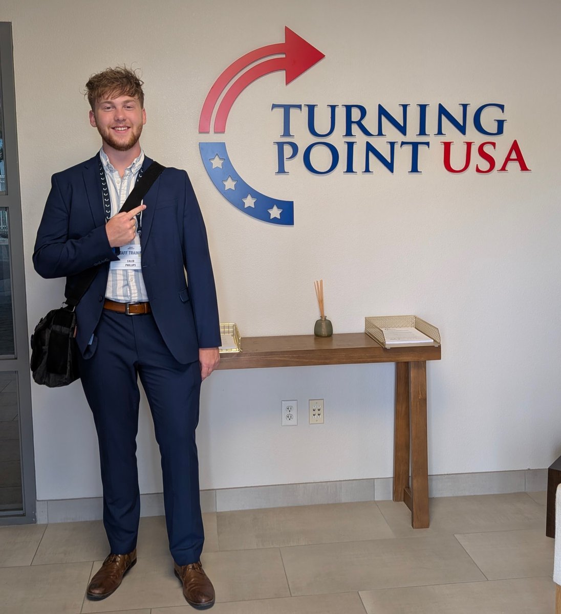 CalebUnderGod's tweet photo. Days one and two of training with @tpusastudents are complete! 

There's so much more to come this week. Minnesota isn't ready for their next Club America Field Rep💪🏻🇺🇸 https://t.co/gZImqUtBaC