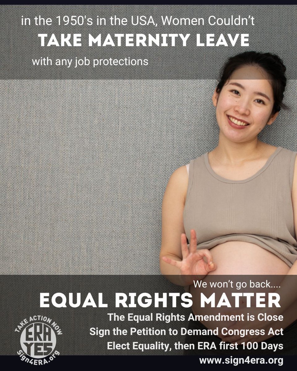 Sign4ERA's tweet photo. WE WON'T GO BACK!
Equal Rights Matter
The Equal Rights Amendment is Close
Sign the Petition to Demand Congress Act
Elect Equality, then demand the ERA first 100 Days
learn more and sign on at https://t.co/AwkTm0QWiF
Let them know We won’t go back..
#Sign4ERA #ERANow #EqualRights https://t.co/if0wXjrhUQ
