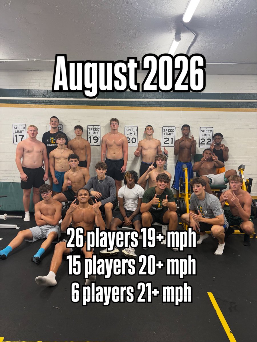 CoachStorino's tweet photo. The difference 1️⃣ year can make 🔥 
Best offseason we have had in a long time. The CULTURE &amp; commitment level of our boys is strong. @neely_speed has gotten these boys ready to explode⚡️⚡️ Been runnin’ 10 Fly’s once a week since Feb and will continue into December https://t.co/6BBbI2PSVF