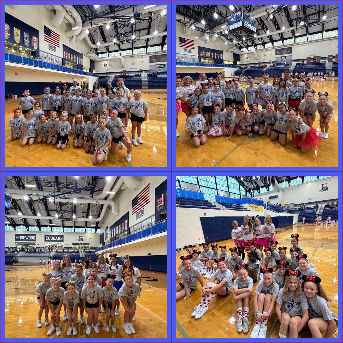 EHSCougarsCheer's tweet photo. Pee Wee Camp Night 1- Disney Night https://t.co/KibsNUS0LY