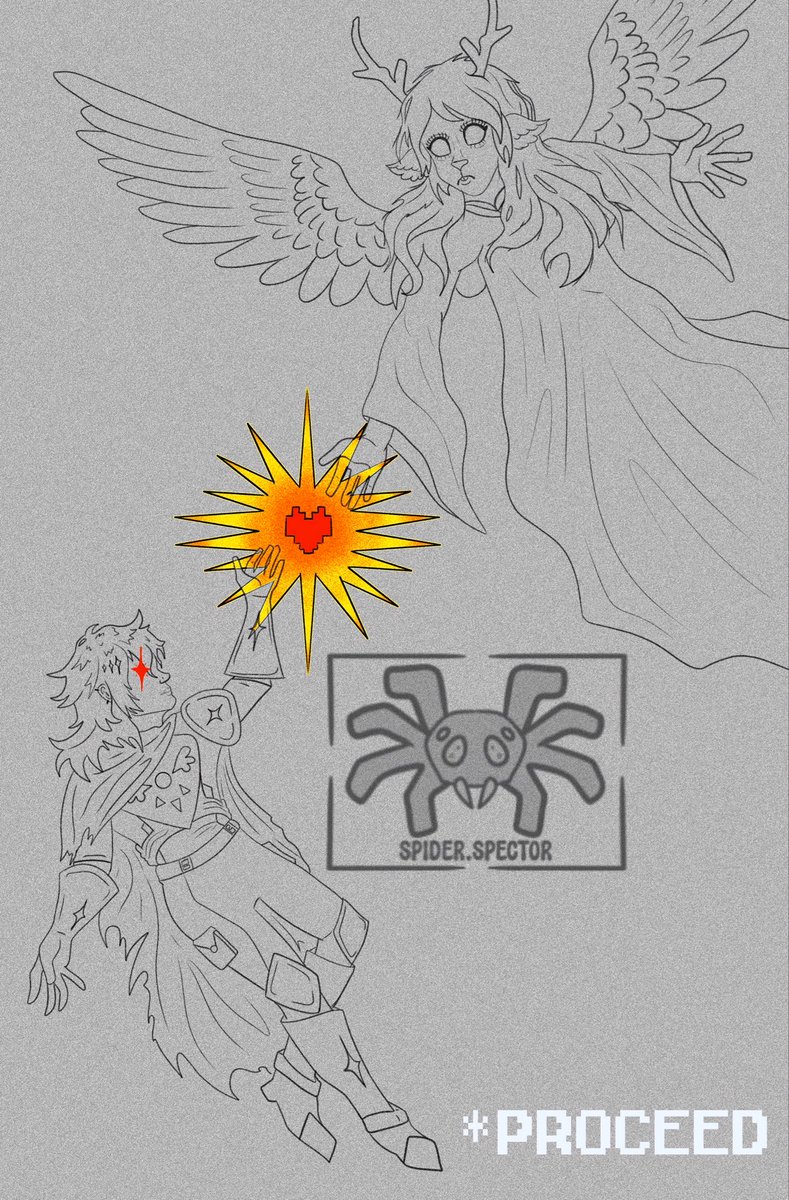 YoItsSpidey's tweet photo. MARKED SENSITIVE FOR DELTARUNE CHAPTER FIVE WEIRD ROUTE SPOILERS 
but pls look at my art i worked hard on it thank u
#deltarunechapter5ㅤ #deltarunechapter5weirdroute #deltarunefanartㅤㅤㅤㅤ #deltarune #digitalart https://t.co/RYFeJrsycz