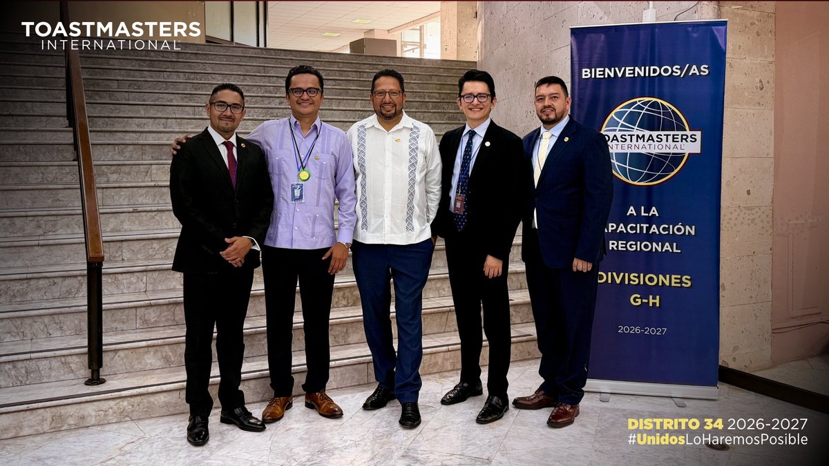 ToastmastersD34's tweet photo. Este evento es muestra de que Toastmasters es un ciclo constante en el que a veces aprendemos escuchando y otras, lo hacemos capacitando. ¿Te interesa mejorar tus habilidades de comunicación y liderazgo? ¡Únete a un club Toastmasters! #UnidosLoHaremosPosible https://t.co/3NvBzygMAN