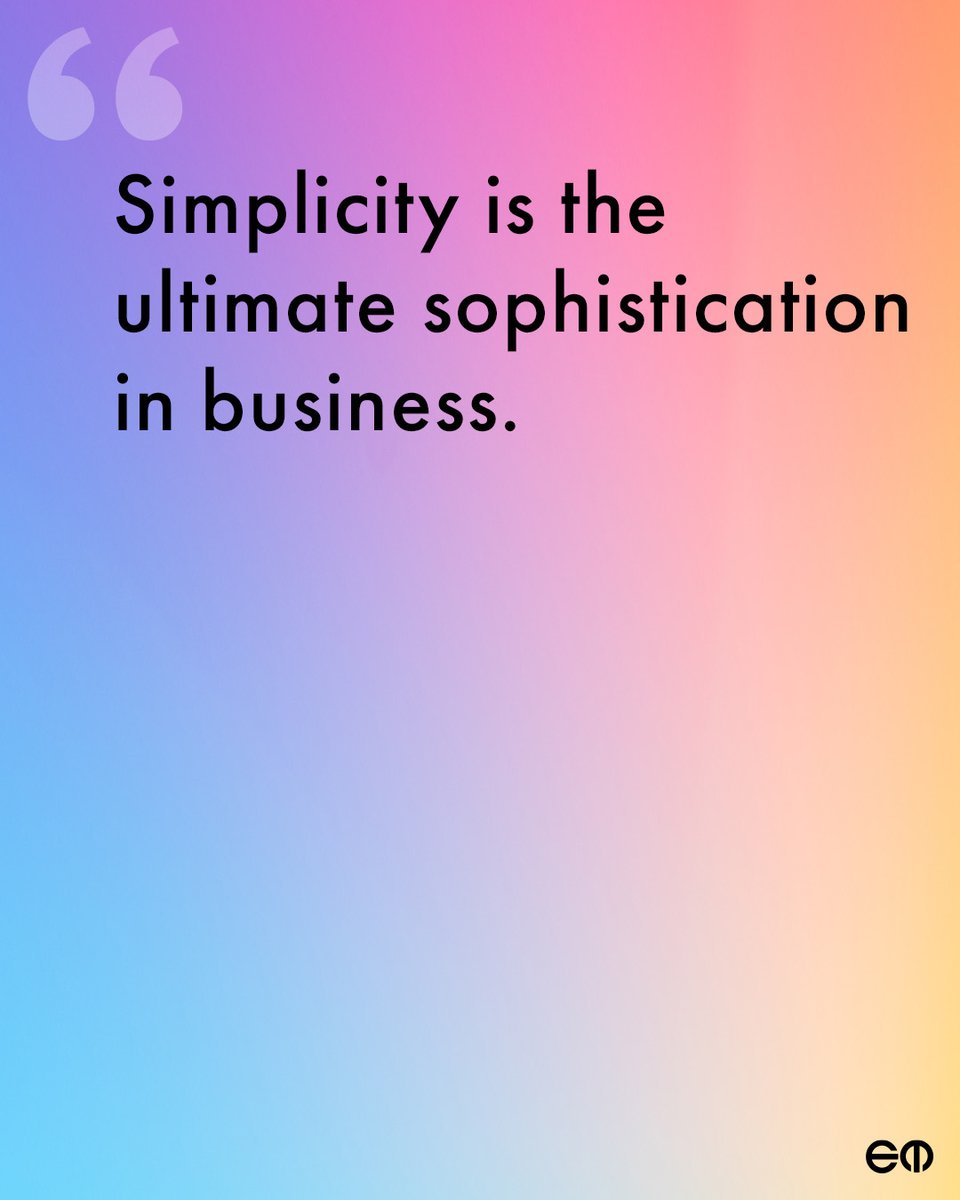 emderica's tweet photo. The businesses doing the most complicated work tend to want the simplest documents.

Simplicity isn't the absence of substance. It's substance that's been organised. https://t.co/rDAZcwYXPb