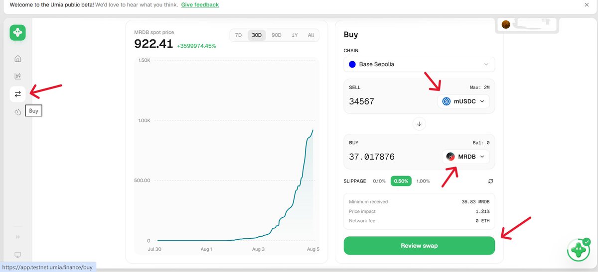 thee_samara's tweet photo. New Opportunity on Umia Finance

Umia is building the onchain venture creation layer, redefining how tokens are launched and governed.

How to explore:
>create an account and request test funds
>participate in auctions for liquid ventures and markets, powered by Uniswap.

remember:
in a live auction, you have two ways to bid:
Market order: no maximum price, your bid fills at the clearing price.
Limit order: only if a specific price threshold is met.

If the min raise was not met, all of your original bids are refunded.
Bids that cleared let you claim the tokens you bid for.

>browse decision markets

Every major strategic decision in an Umia venture must first be approved by a decision markets

try it out:
https://t.co/ecwBoNM3TD

for more info: @umia_finance 

If you made it this far, like, comment and turn on notis to stay updated.