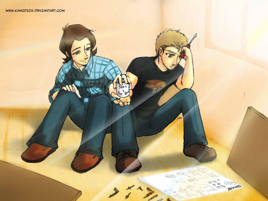 Kamidiox's tweet photo. #WincestJ2FluffFest2026 Day 6: Mpreg/Domestic #Wincest #SamAndDean
Really old art! (Ikea give me things plz) https://t.co/HJy2o5Nllw
