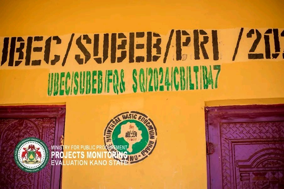 HonMainasibi's tweet photo. Blocks of two classrooms with office at Chedi Primary School in Minjibir Local Government Area, Kano State. @DrAdamuGZango
@nuramaaji
#AbbaIsWorking 
#KanoIsWorking https://t.co/YE2dMu1jUu