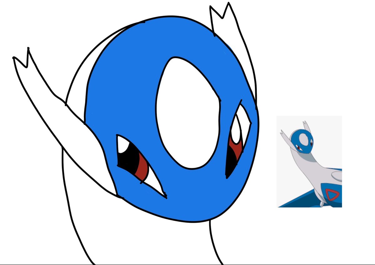 FurryAshton's tweet photo. #pokemon 
#Pokemonartㅤ 

Did more practice by drawing Latios on my iPad on procreate and I think procreate is getting a little difficult for me to work with. I may find another drawing app. https://t.co/wRRDPg3NFC