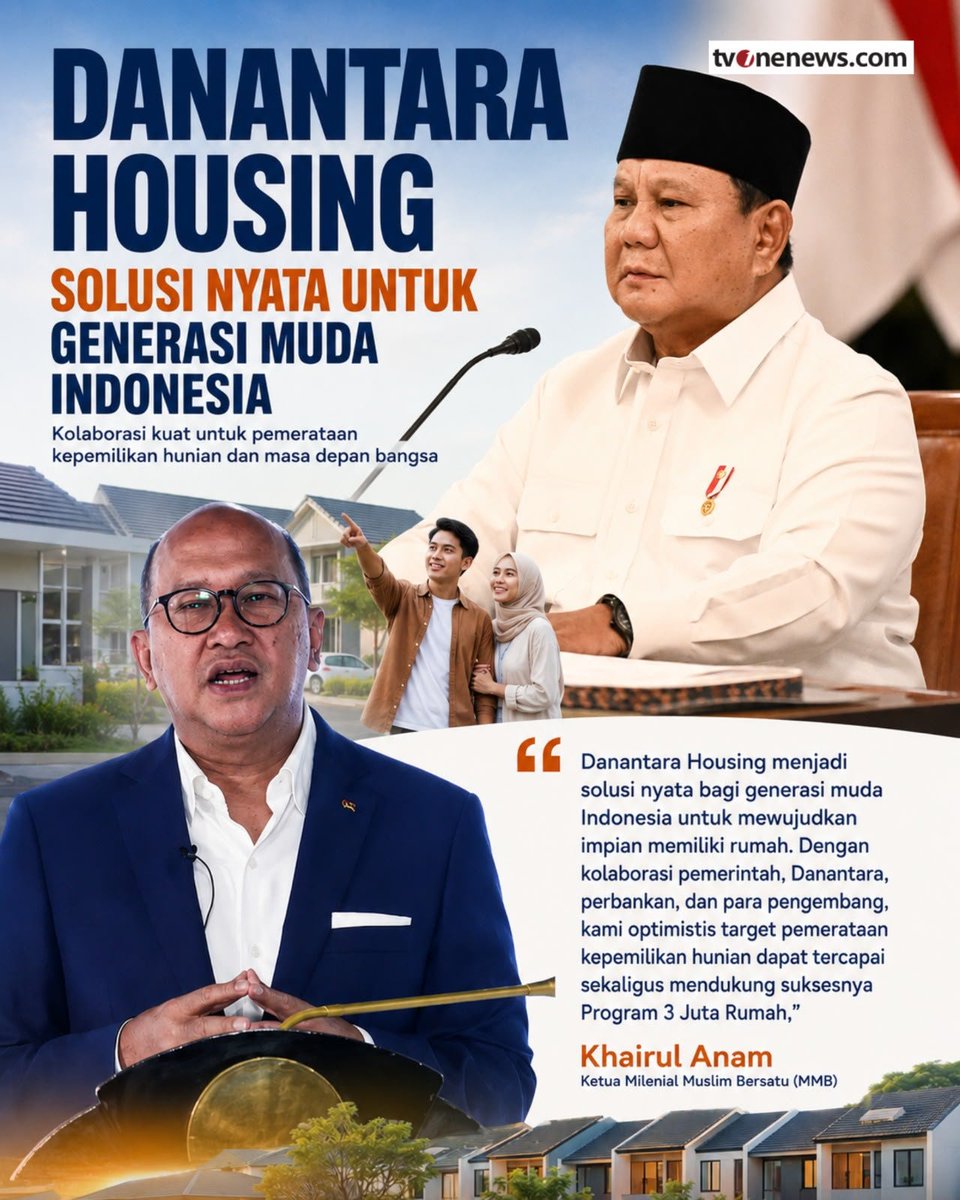 01Fahrunisa's tweet photo. Kolaborasi kuat  untuk pemerataan kepemilikan hunian dan masa depan bangsa 
#DanantaraHousing https://t.co/nr1sd7bBYp