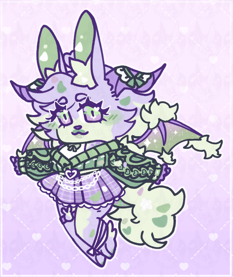 TheAngorabunnie's tweet photo. ʚ   A Fullbody Chibi Commission for
@GremLilyVT   ɞ https://t.co/GjbnJPc9cI