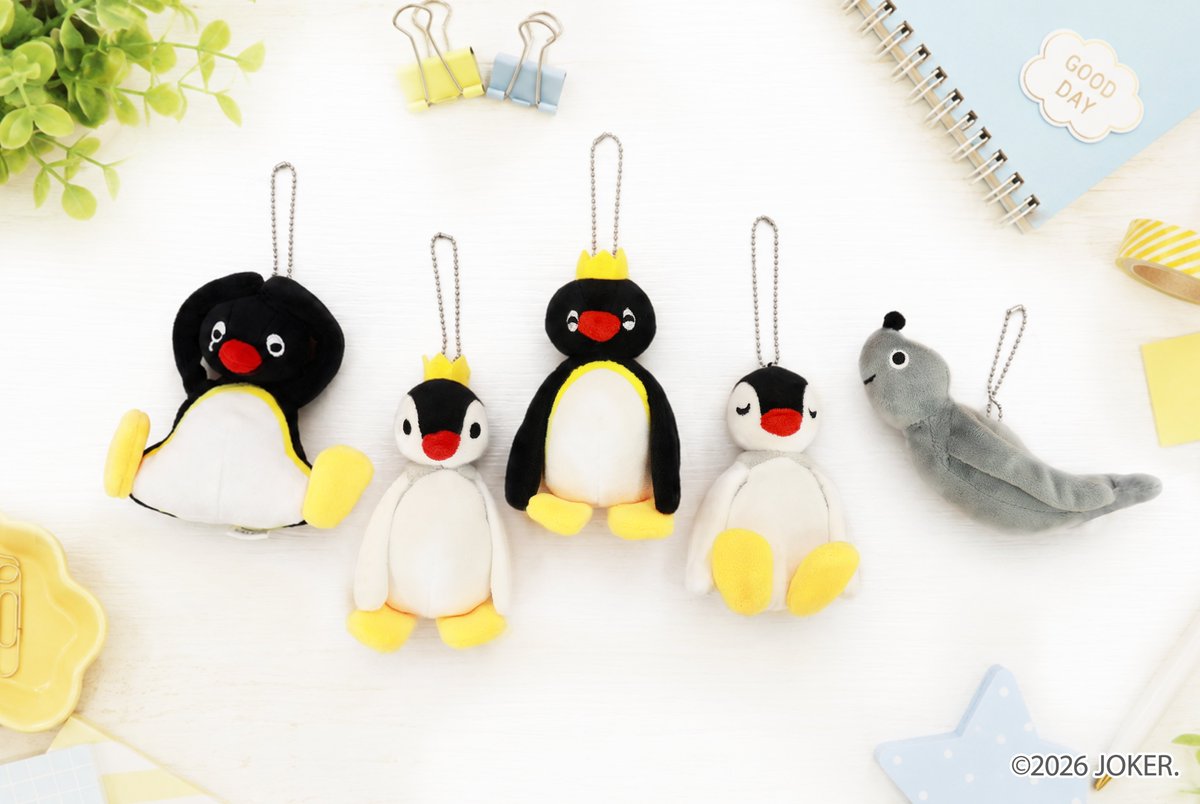 pingu_jpn's tweet photo. ＼ポーズを変えて楽しめる✨／

「PINGU™ ぬいぐるみ3」がカプセルトイで登場🐧💙

腕にはワイヤーが入っているので好きなポーズに動かして、いろいろなポーズを楽しめます✨

商品名：ピングーのぬいぐるみ３
発売元：株式会社 Qualia
価格　：500円
種類　：全5種

#ピングー #pingu #ピンガ #pinga #ロビ #robby
#capsuletoy #カプセルトイ
#ぬいぐるみ #マスコット #mascot