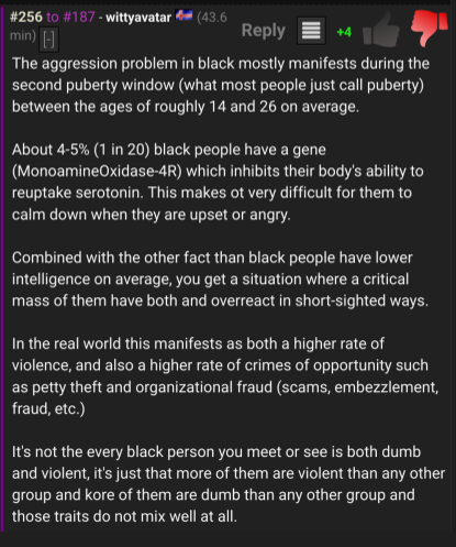 DiggingInTheDi1's tweet photo. Is now a good time to mention that we know exactly which genetic allele causes blacks to act hyperviolently? https://t.co/YSCNc4DP2Q