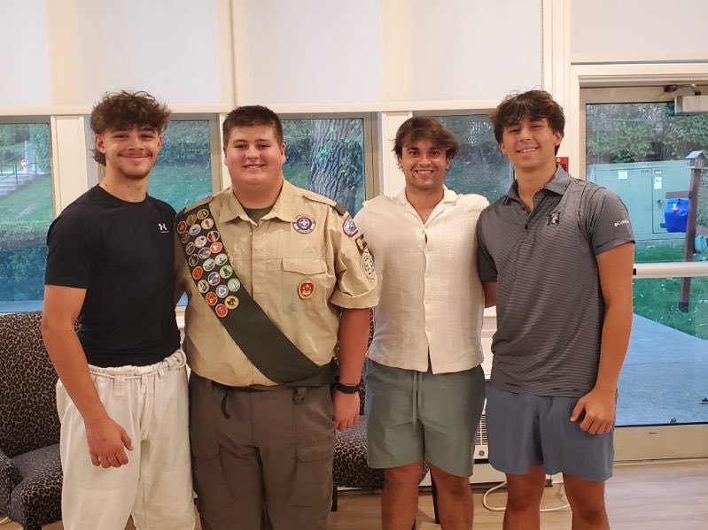 MatthewScelsi's tweet photo. Officially an Eagle Scout, couldn’t be more grateful for all of the people who helped me along the way. Thank you to my friends who came out to celebrate! https://t.co/uesLlqAfW2