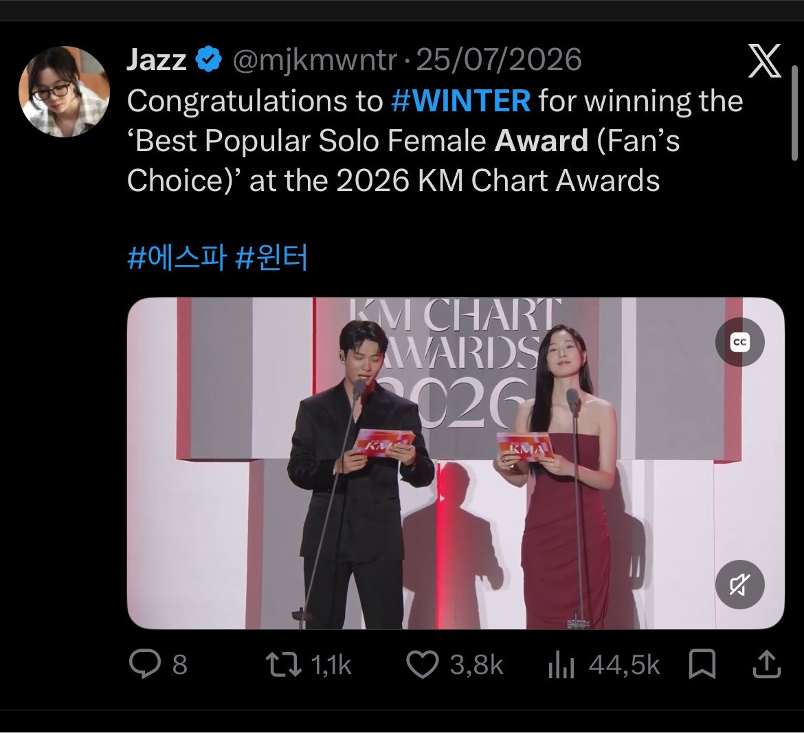 stacyufan's tweet photo. @senioranie lol why would I lie if thats a fact? since aespas debut, she has always been in the top 10 for brand reputation. locals are praising Winter for her stage presence, vocals and visuals in Lollapalooza. worry abt other things dumbass https://t.co/UUuBryLngq