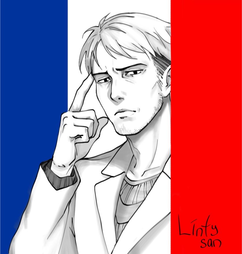 Lintytu's tweet photo. Jean is a real Frenchman 💪💪 
#snk #aot https://t.co/Udmxjvczo0