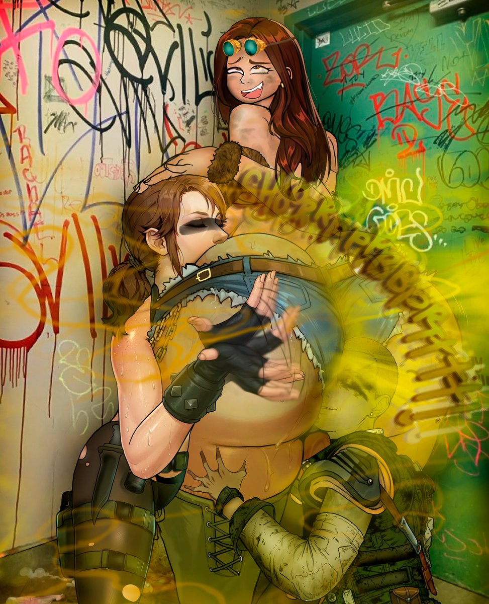 AdanEyepet20's tweet photo. Gracie being N-A-S-T-Y with Furiosa and Quiet, anon commision + only F and Q versions https://t.co/9fPbTxmJQ3