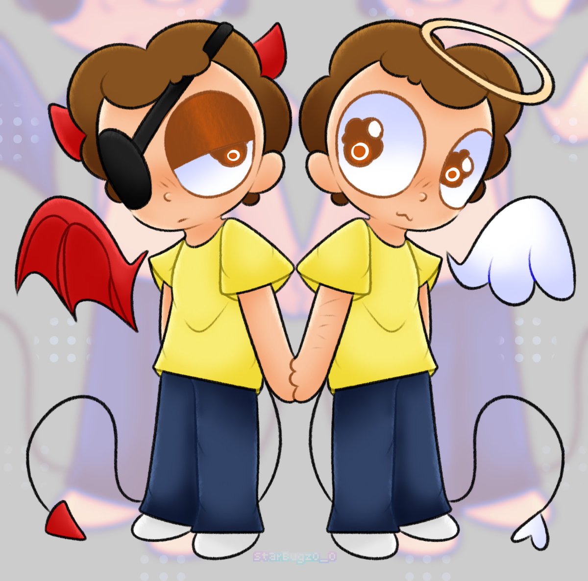 StarBugz0_0's tweet photo. angel and devil or something #Mortycest https://t.co/oTejV7IDhR