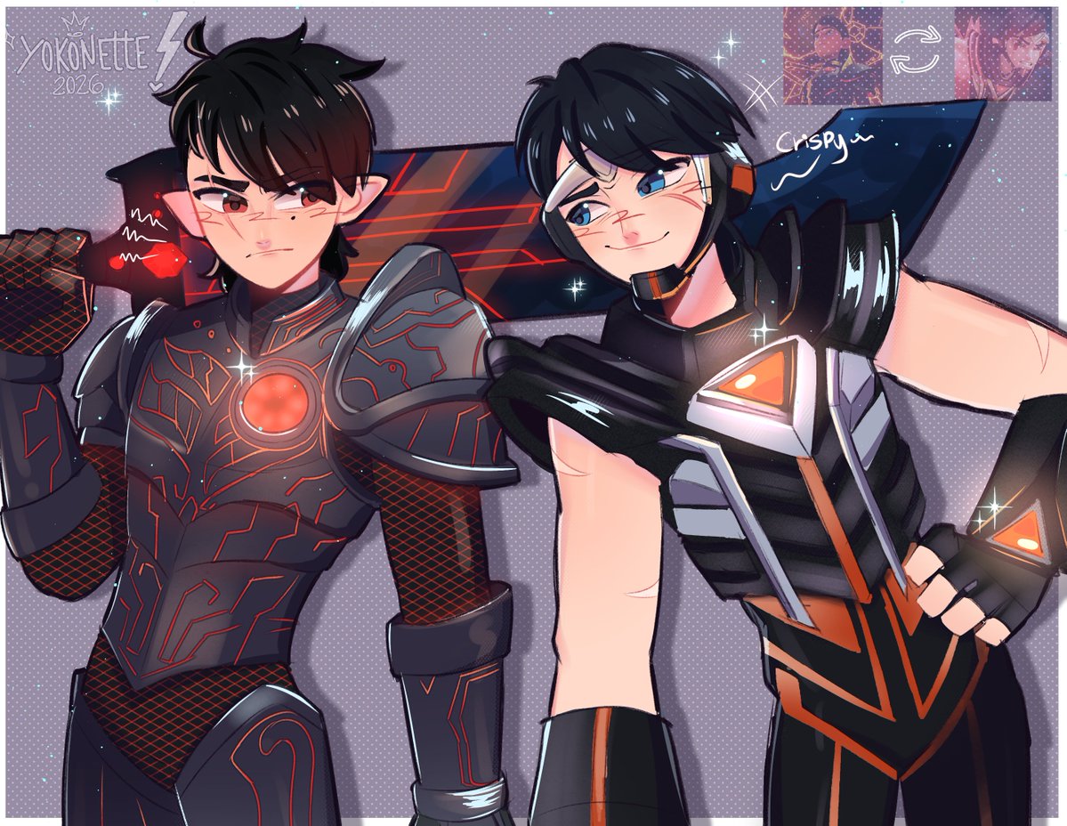 Yokonette's tweet photo. ✨Armor swap. ⚔️❤️💙

#sendokai #sendokaichampions #Trollhunters #TalesofArcadia https://t.co/qCPW6yWmsH