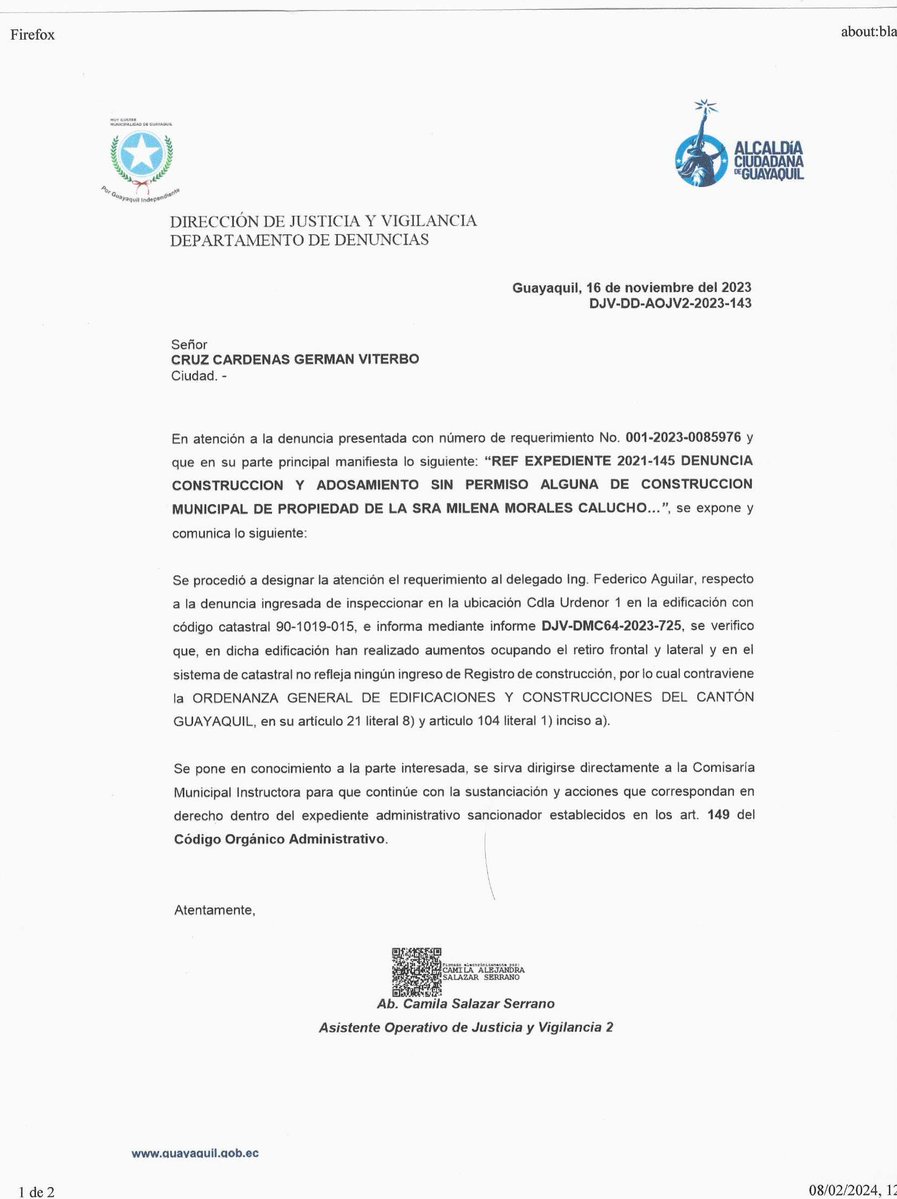 Septimio83's tweet photo. Son seis años denunciando el ADOSAMIENTO a mi predio en URDENOR UNO MZ 120 V16. Justicia y Vigilancia ni vigila  ni hace justicia, todas mis denuncias fueron archivadas. Y mi reclamo empezó en la era de Cynthia, cabe destacar. Me aconsejan "aceitar" mis denuncias. @alcaldiagye https://t.co/hejniFjgL2