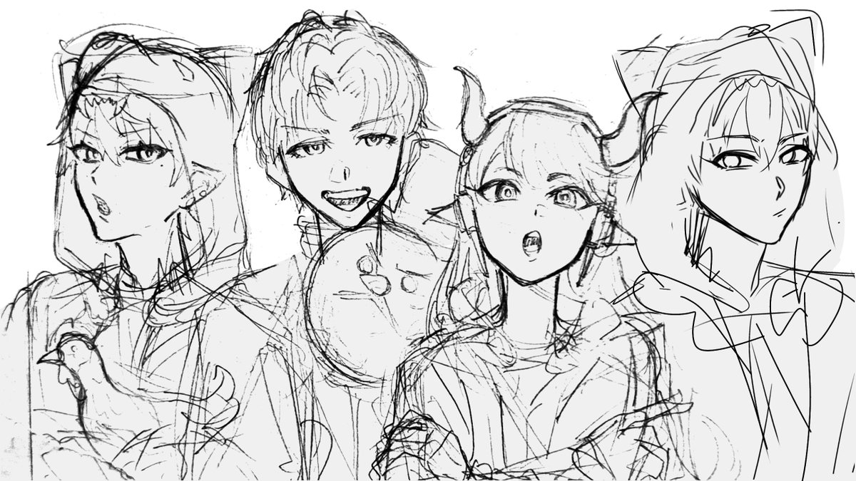 saitoo_801's tweet photo. 実は色々描いてた血盟🏴‍☠️さん
時間が無くて全て未完 https://t.co/xMMAvrDs17