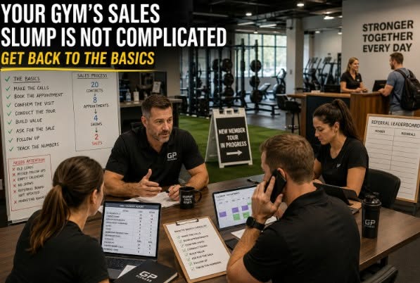 GymConsult's tweet photo. Your Gym’s Sales Slump Is Not Complicated—You Just Stopped Doing the Basics  https://t.co/8r8KlrI5OY https://t.co/MlRvxbxUG0
