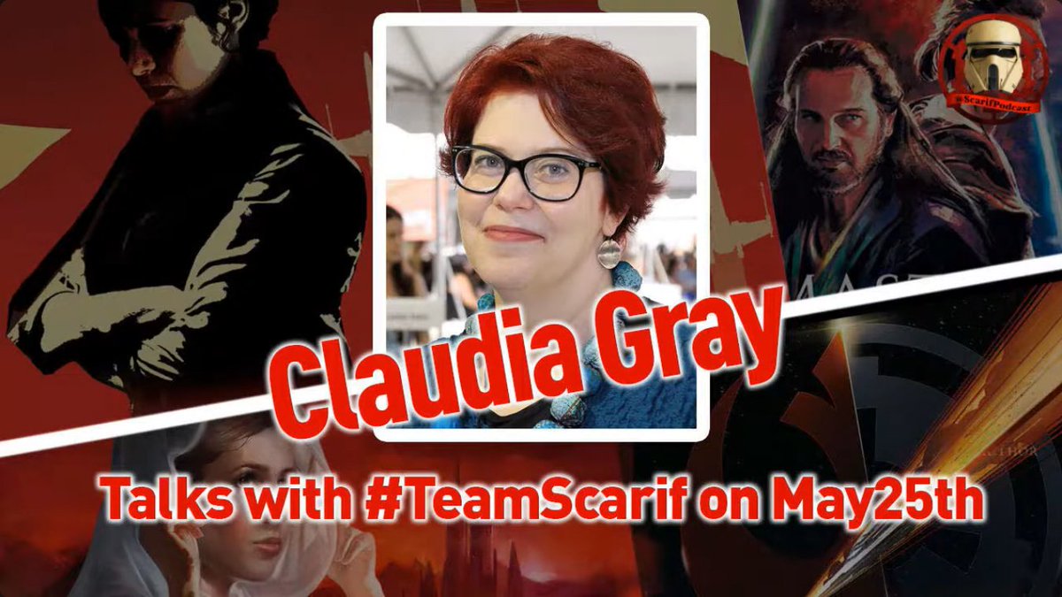 ScarifPodcast's tweet photo. A while back we spoke with author Claudia Gray during the #LostStars debut among other titles. We had a great time with her and learned a few things. Check it out here:
https://t.co/dtqKGmpUtR https://t.co/zJkOpnN5P3