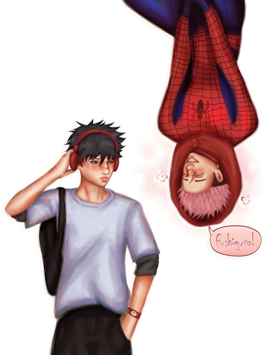 mislique_'s tweet photo. Spideryuji #jjk #spiderman  #jujutsukaisen #itafushi https://t.co/fRmr0kH9aV