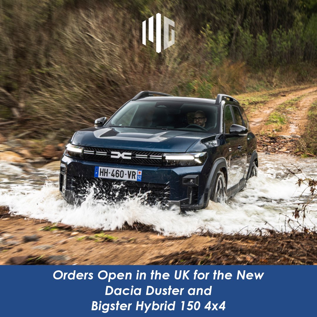midlandsgaze's tweet photo. Orders Open in the UK for New @dacia_uk Duster and Bigster Hybrid 150 4x4 🚘

🗞️ Midlands Gazette 

#MidlandsGazette #Dacia #DaciaDuster #DaciaBigster #Hybrid

https://t.co/z0e6cLX9OT https://t.co/FC6L0rXUSF