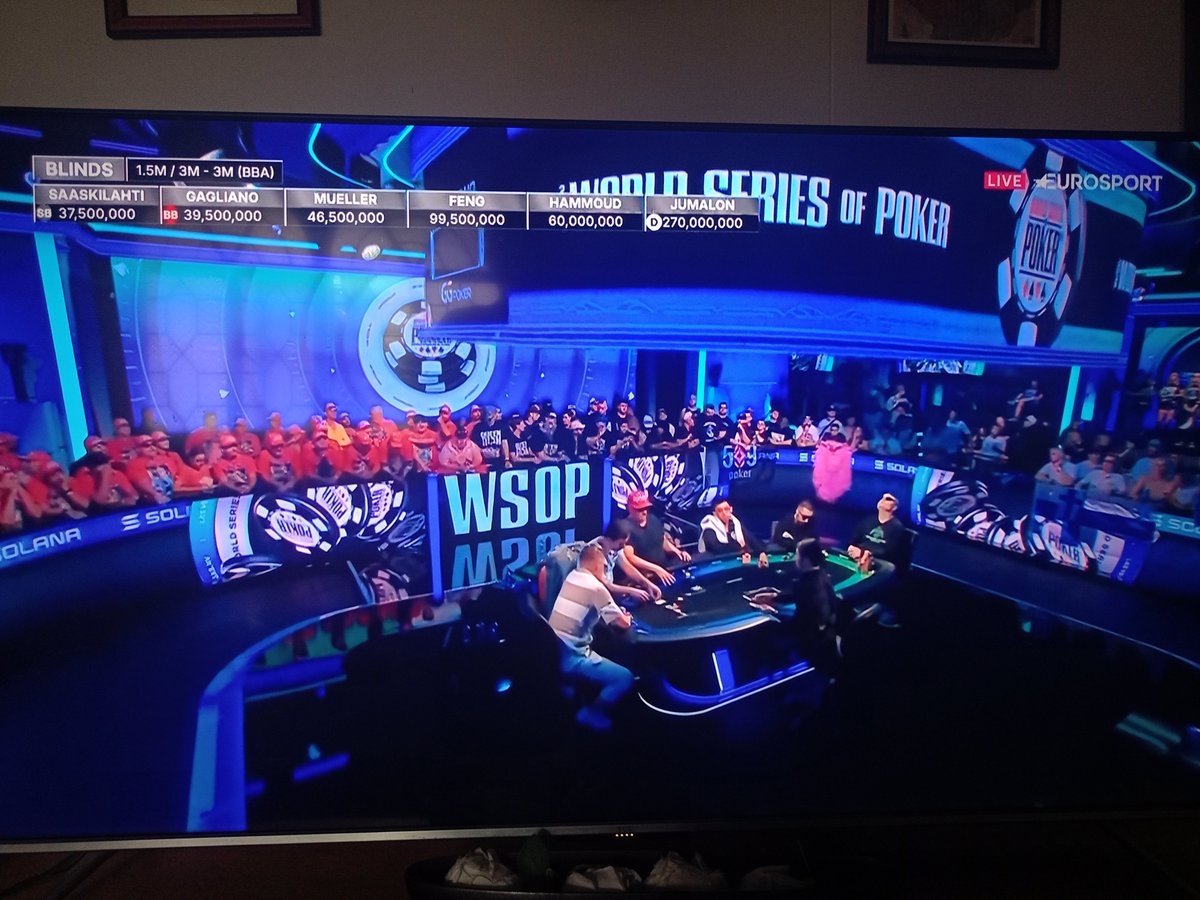 jantc1990's tweet photo. NW 2026 #WSOP Main Event - Final Table [Day 2] (LIVE)
@EurosportAsia #NextLevelEntertainment #ACCIONPH https://t.co/wHuMvsqK8p