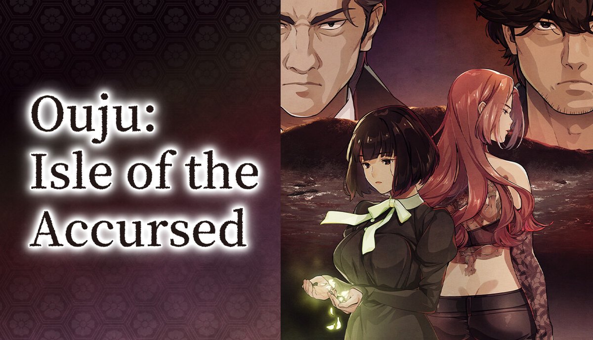 KaroshiMyriad's tweet photo. CLOCKUP's visual novel "Ouju: Isle of the Accursed" will be receiving an English and Chinese release by Shiravune.

Story: The year is 2019—a year where two eras, Heisei and Reiwa, intersect. In the Seto Inland Sea, the island of Sarubotoke has discreetly flourished as a den of prostitution ever since the war.

On one side is the Futatsuguri clan, the most influential family on the island that has been running its pleasure industry since the Showa era.

On the other is a motley group of four gathered from different corners of the underworld, each having crossed to the island for their own reasons.

And on both sides, a cursemonger—shamans who perform assassinations via cursecraft. The perfect crime in the modern age.

Set against the backdrop of this lawless island, a battle of wills unfolds. And behind it all, a terrible curse as old as the war itself has been lurking in the shadows for 70 years.

https://t.co/zAQNBdX1H2