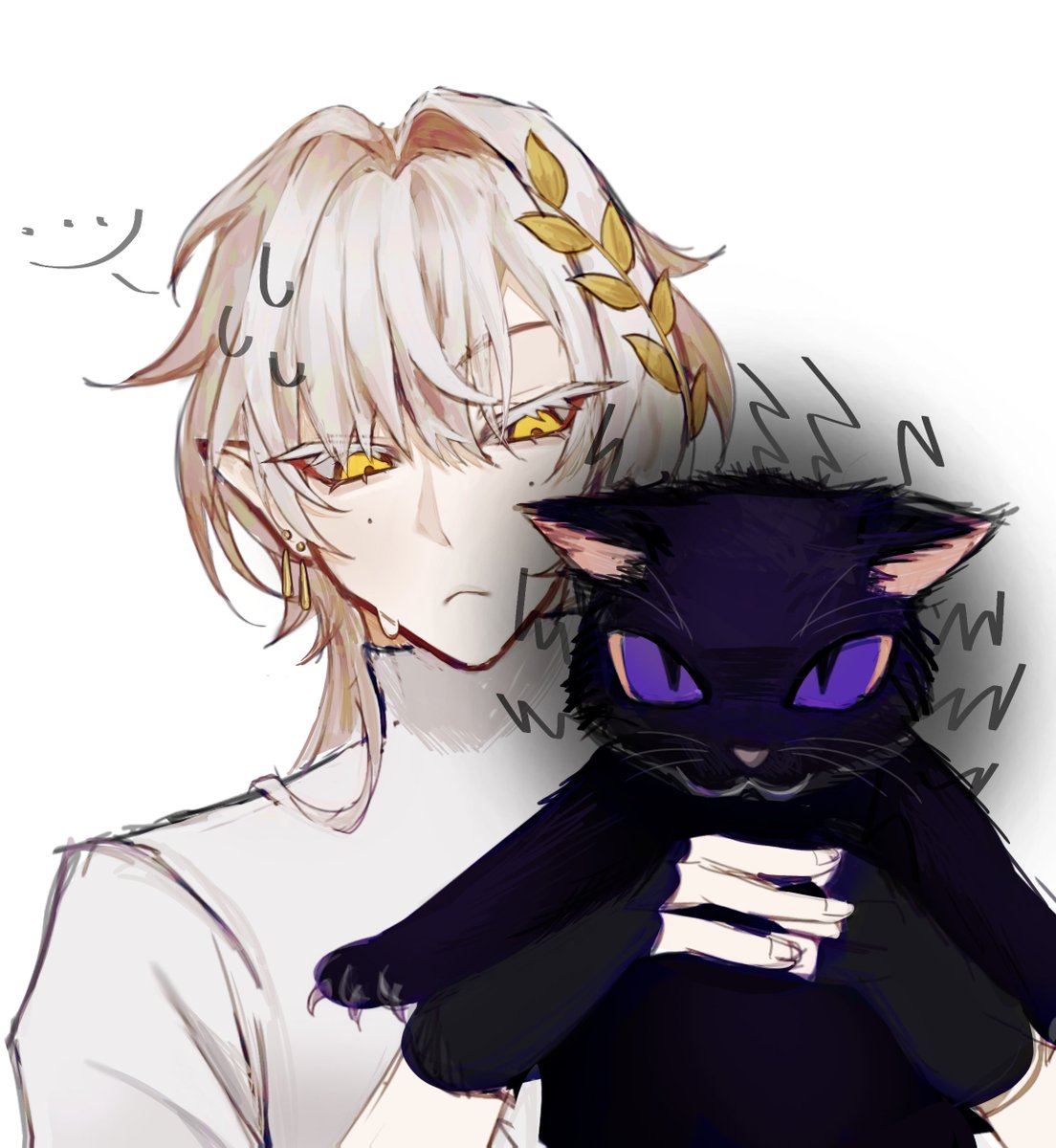 DailySaparata's tweet photo. Day 64: 🐙
Yo whose grumpy cat is this.. #saparatafanart #saparata https://t.co/dloTLaCo94