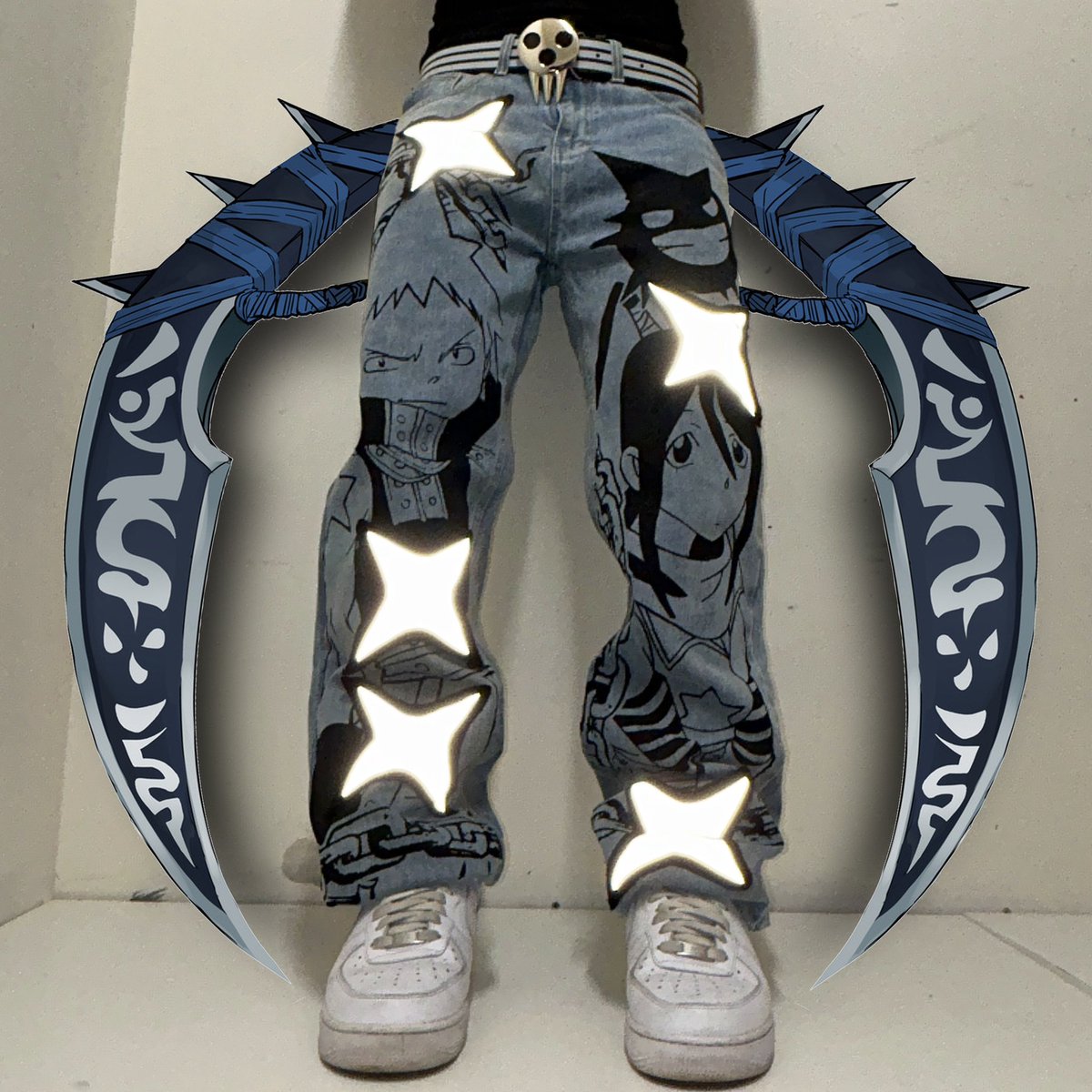 VoidReinc's tweet photo. soul eater jeans just dropped https://t.co/MYh6rYtnKd
