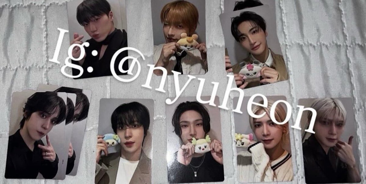 nyuhunnit's tweet photo. Wts sale ateez Mighteez random PC.
Each $4 + shipping
USA located
Can be shipped WW
#ateez #wtsateez #kpopsale #ateezsale https://t.co/lNuRr0Jh9w