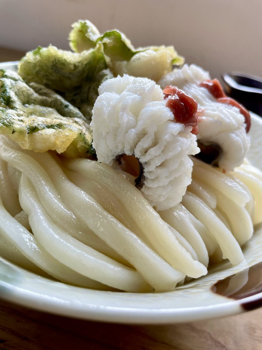 ikeko_udon's tweet photo. 本日8月5日（水）限定ランチは「国産豚天」「かやくご飯」です！

香川ではあまりないからか一番人気は #鴨すだち。鴨の高タンパク＆低糖質、そしてすだちのクエン酸で当店最強の疲労回復メニューです🔥

#島鱧うどん もやってます！筋肉質な島鱧を湯引きと天ぷらで。是非ハモりにきて下さい😊 https://t.co/czzXOVE4am