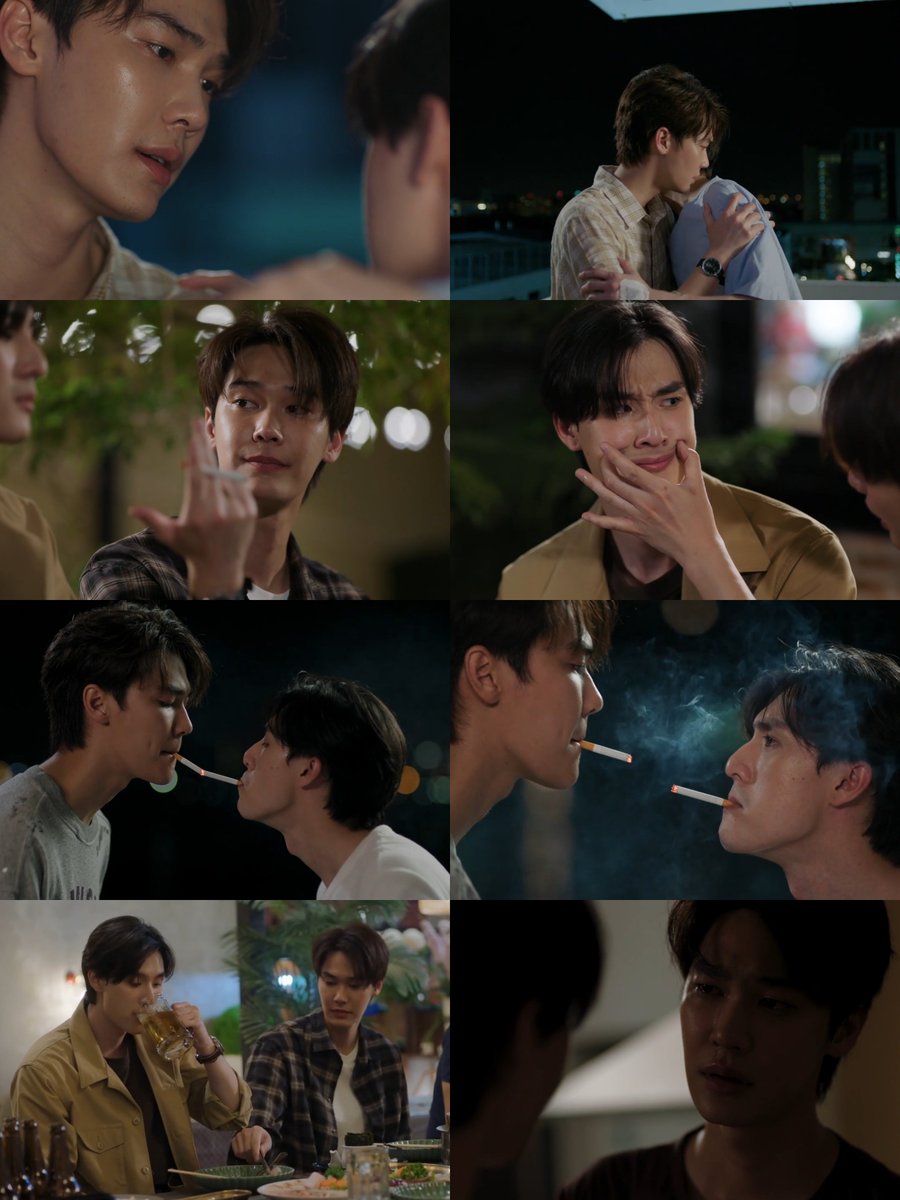 meepangg's tweet photo. #MrKillSeriesEP5

เมะสำนักพิมพ์ พอรู้ใจตัวเองก็ไม่ติ๋มแล้ว แสดงอภินิหารความเป็นเมะไม่หยุด

- เป็นห่วงเธอที่แผลยังไม่หายแต่ลุกขึ้นมาเดินจนสะดุดล้ม แอบดุไปที "แผลมึงหายแล้วเหรอ ออกมาแบบนี้" ดุแต่ก็โอ๋ รับตัวเธอไว้ตอนล้ม เป็นห่วงมาก
- ไปกินหมูกระทะ ก็คอยดูแลเอาใจใส่ คีบหมูให้บอกเธอกินน้อย สูบบุหรี่ก็เอาให้เธอสูบต่อ เนียนจูบทางอ้อมป่ะ จับแก้มให้เธอยิ้ม เห็นหมวยไม่ยิ้มพี่ไม่มีความสุขเลย แอบหลอกจับแก้มไปหนึ่ง
- ต่อไฟบุหรี่ อันนี้โคตรแพรวพราว เมะติ๋มอะไร นี่เมะตัวพ่อ ไฟแช็คหมดเป็นใจพอดี(แผนฮีมั้ยไม่รู้) จุดของตัวเองติด แต่ของเธอไม่ติด ชี้นิ้วให้ยื่นหน้ามาต่อบุหรี่กัน เห้ยพรี่เกินไปมาก สเต็ปเมะโคตรสุด ได้ทั้งต่อบุหรี่ได้ทั้งสบตาเธอใกล้ๆ พี่เมะโคตรคุ้ม
- กะมาโมโหใส่เธอเต็มที่ เสียใจมาก เธอหลอกพี่ทำไม แต่พอเห็นเคะเบะน้ำตาคลอ พี่เมะผมน้ำตาไหลเอง เงียบเอง ไม่สู้ครับ ไม่อยากเห็นเธอร้องไห้ พี่ผิดเอง ยอมหมวยหมดทุกอย่าง

พี่เคย์เลิกติ๋มแล้วสุดจัด ให้เลยพี่ มายไอดอล😌🤟🏻