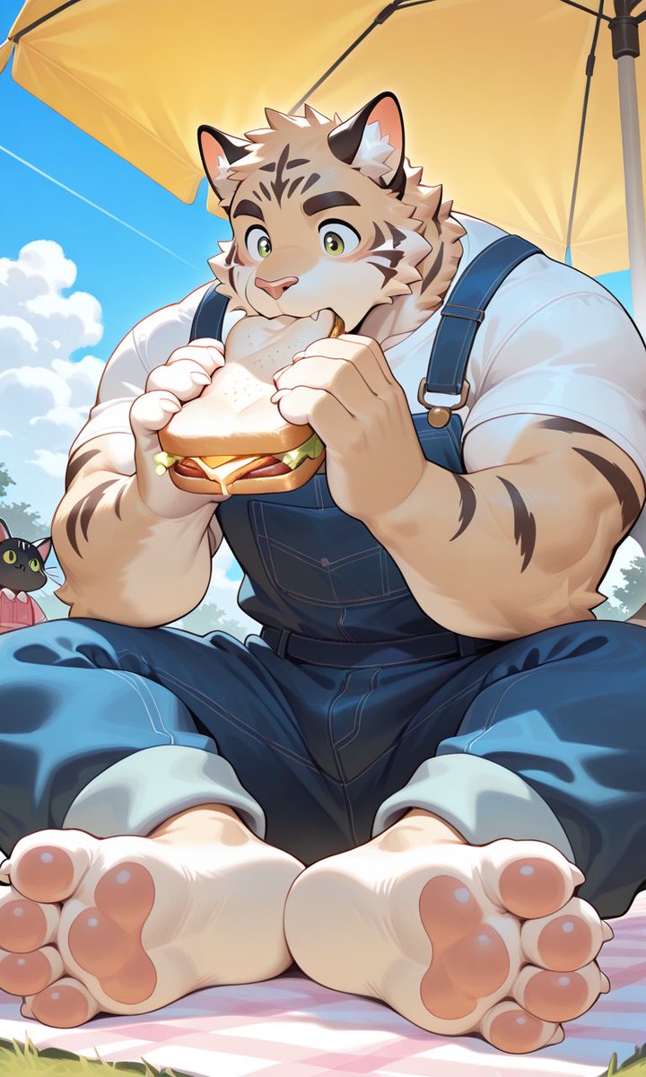 d3hosj's tweet photo. おはザマス！🦁
職場の先輩からいただいた手作りのサンドイッチがめちゃくちゃ美味かった。 https://t.co/ulLVZLNwaa