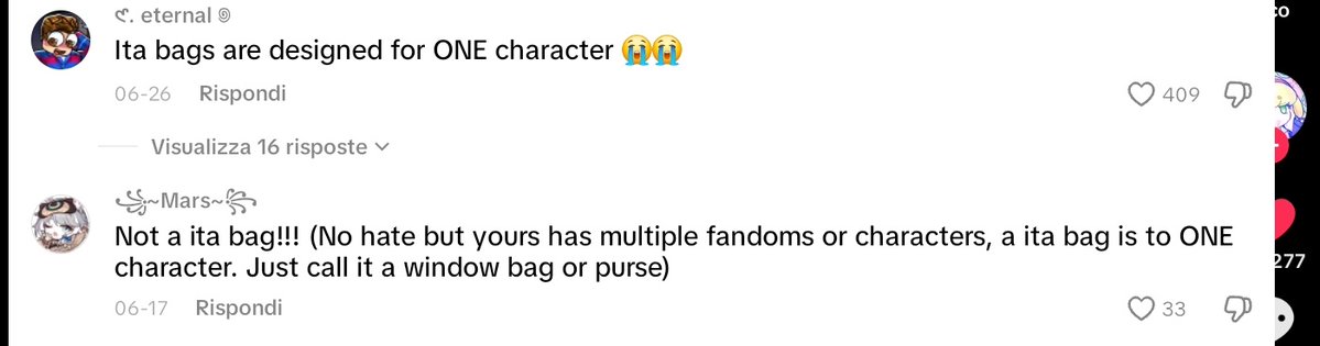 Dazaiskangel123's tweet photo. Hi so ita bag literal definition is a bag, backpack or handbag covered in badges,buttons,figurines and merchandising of animes or mangas. Nowhere does it say ita bags are for only ONE character. https://t.co/78Un8830E3