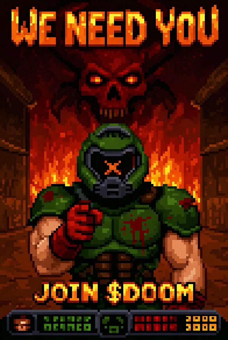 YourHumbleDev's tweet photo. @fibonacki Thoughts on $Doom https://t.co/irSRjmsAaz