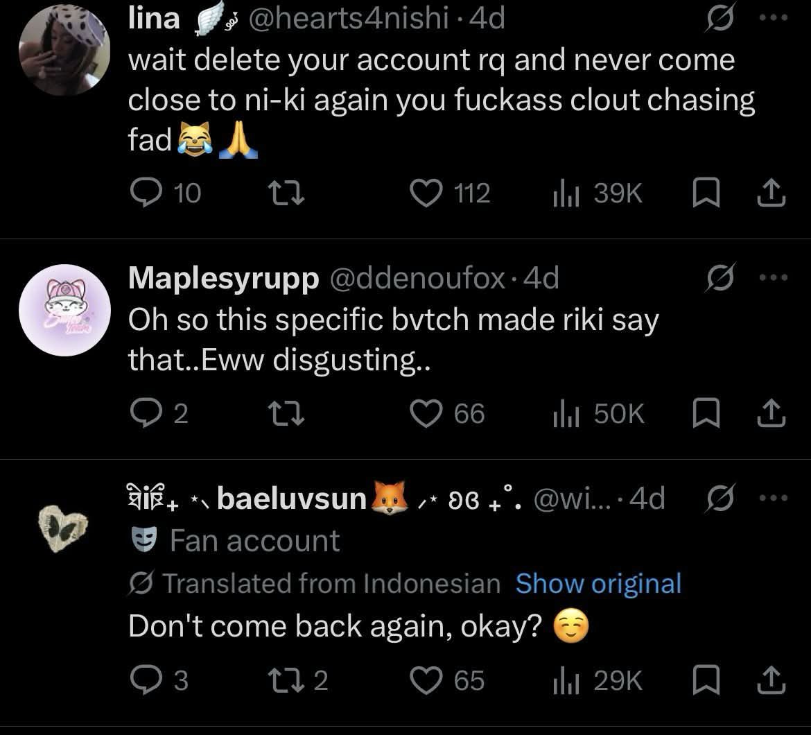 pupjenn's tweet photo. You guys trying to push this onto the internet is actually insane when it’s your fandom making fun of this girls death. This is a fandom issue, your fandom feels so comfortable bullying that poor girl to her death over a small mistake? This is absolutely absurdity bro https://t.co/XCi055V6zo