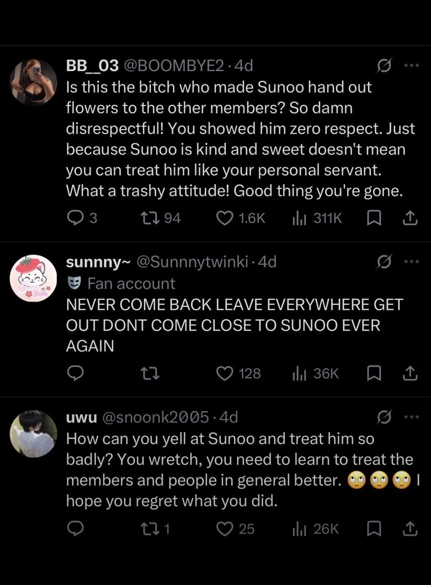 pupjenn's tweet photo. You guys trying to push this onto the internet is actually insane when it’s your fandom making fun of this girls death. This is a fandom issue, your fandom feels so comfortable bullying that poor girl to her death over a small mistake? This is absolutely absurdity bro https://t.co/XCi055V6zo