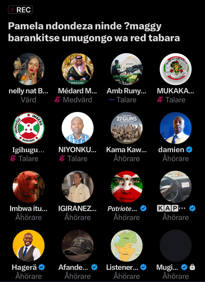 bwanyaburunga's tweet photo. #Bdi: l’af. @ikigatanyakazi enflamme les bdais sur RS.
👉 Le 3/8 @nellynadia3 organise un space très virulent sur #Pamela & #Maggy où participaient bcp de mbres du @CnddFdd
👉Le 5/4 un groupe de la diaspora hostile à #Pamela se demande sur le sort des parents de Pamela ! https://t.co/d5v5Wv1Qpr
